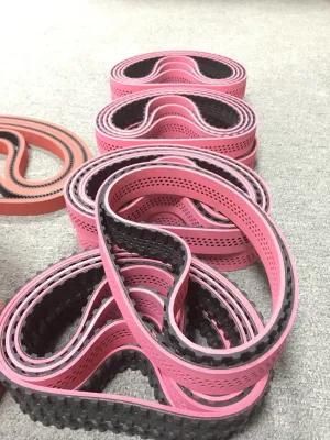 Red Rubber Coating Timing Belt 255h for Packaging Machine
