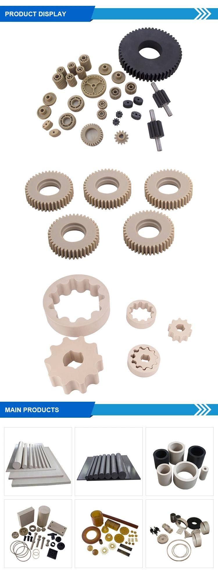 Wholesale Custom Peek Machine Reduction Precision Plastic Gear Heat Resistance Peek Gears