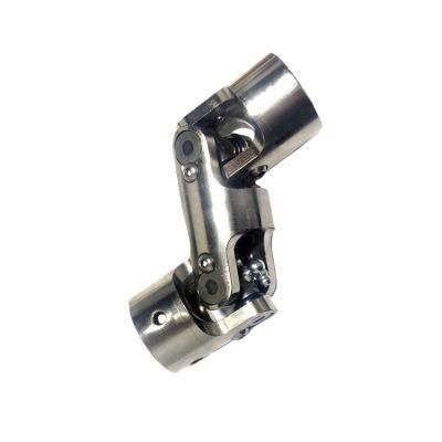 Customized Stainless Steel Small Universal Double Cardan Joint Shaft Coupling for Machinery