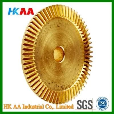 High Precision CNC Machining Brass Bevel Gear Wheel