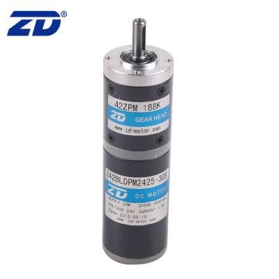 ZD 42mm Hardened Tooth Surface Brush/Brushless Precision Planetary Transmission Gear Motor