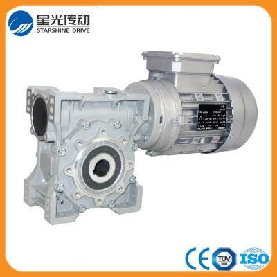 Compact Smoothly Appearance Worm Gear Reducer with Motor
