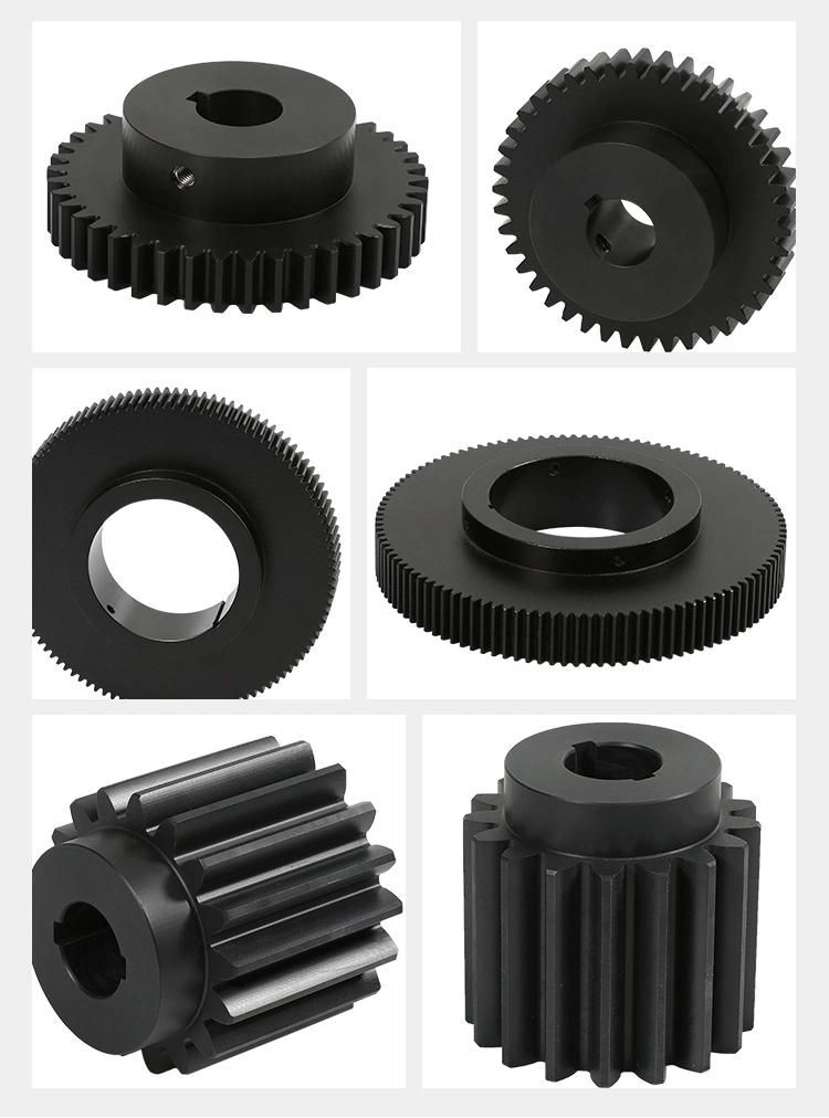 Self Lubricattion Nylon Helical Gears Custom CNC Machining Small Pinion Helical Plastic Gear