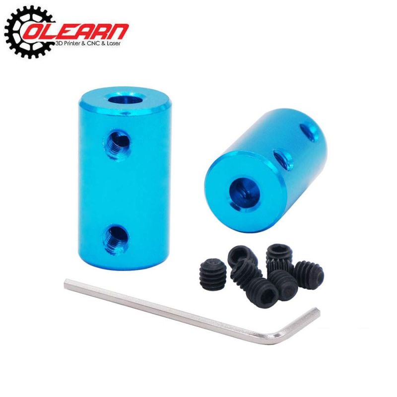 Olearn 3D Printers Parts Blue Flexible Shaft Coupler Screw Part for Stepper Motor Accessories