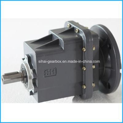 Helical Geared Motor Flange Mounted with Electric Motor
