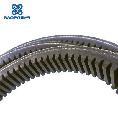 Baopower Agricultural Variable Speed Cogged Tooth Notched Heavy Duty Bando Cog-Belts EPDM Cog Rice Corn Havester Aramid V-Belt Hi