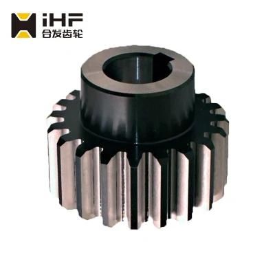Stainless Steel Chain Gear Industry Machinery Transmission Parts 45 Steel Spur Gear with Stock