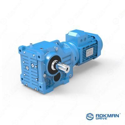 Aokman K Series 90 Degree Helical Gear Speed Reducer for Belt Conveyor