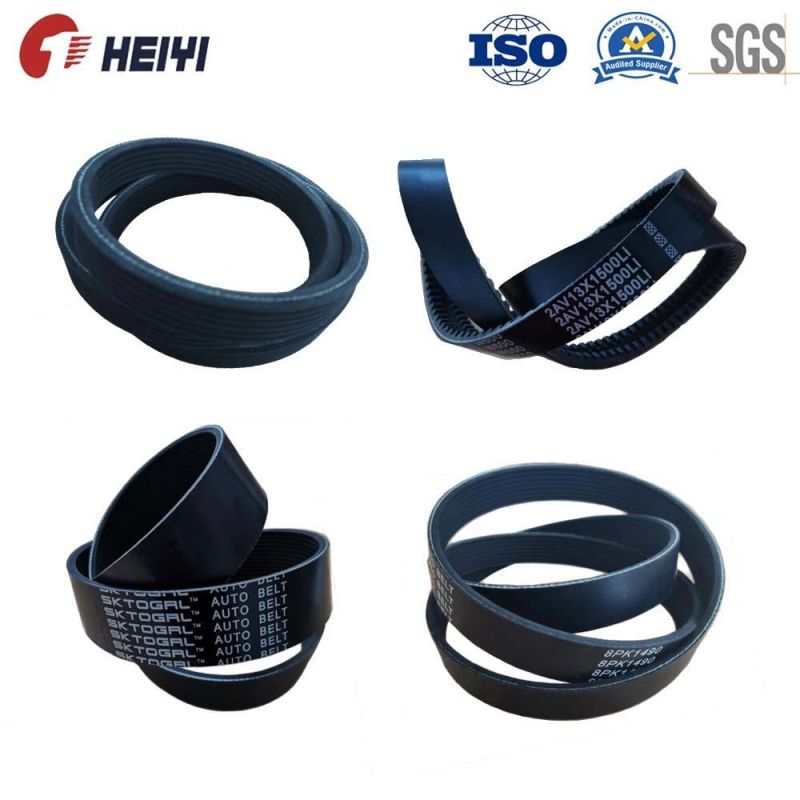 Manufacturer Fan Belt Genuine Quality O, a, B, C, Pk Belt Car Belt