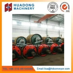 Ceramic Rubber Casting Conveyor Steel Pulley for Curved Belt Conveyor