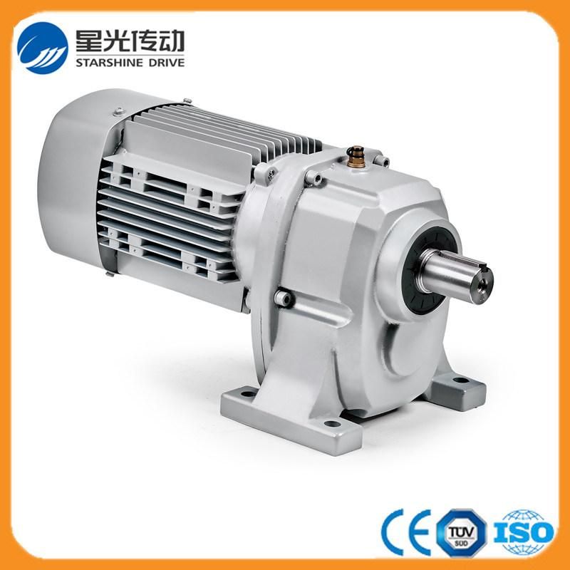 Aluminum Flange Mounted Helical Geared Motor for Kiln Machine