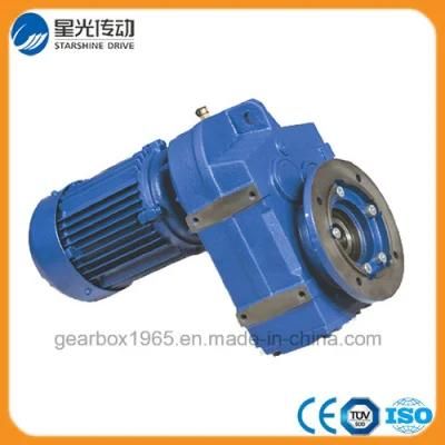 Energy Efficient Paralled Shaft Helical Gearmotor for Transmission Belt