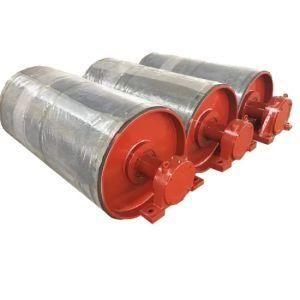 China Supplier Sand Belt Conveyor Components Drive Head Steel Roller Bend Tail Pulley