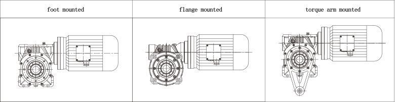 OEM Design Worm Aluminium Gear Reducer