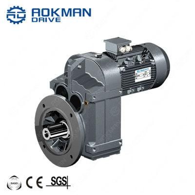 Parallel Shaft Gear Reducer Gearbox with 3 Phase Electric Motor Industrial Gearbox