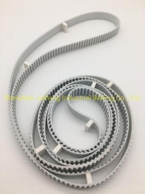 T5 PU Toothed Belt Synchronous Belt Truly Endless with Steel Cord with Cleats