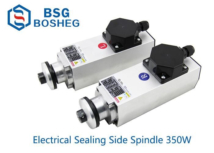 Electrical Sealing Side Spindle 350W 12000rpm Edge Band Spindle Air Cooled for CNC Router (GD70X65-350)