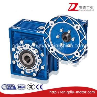 Double Stage Aluminum Worm Gear Speed Reduce Gearbox