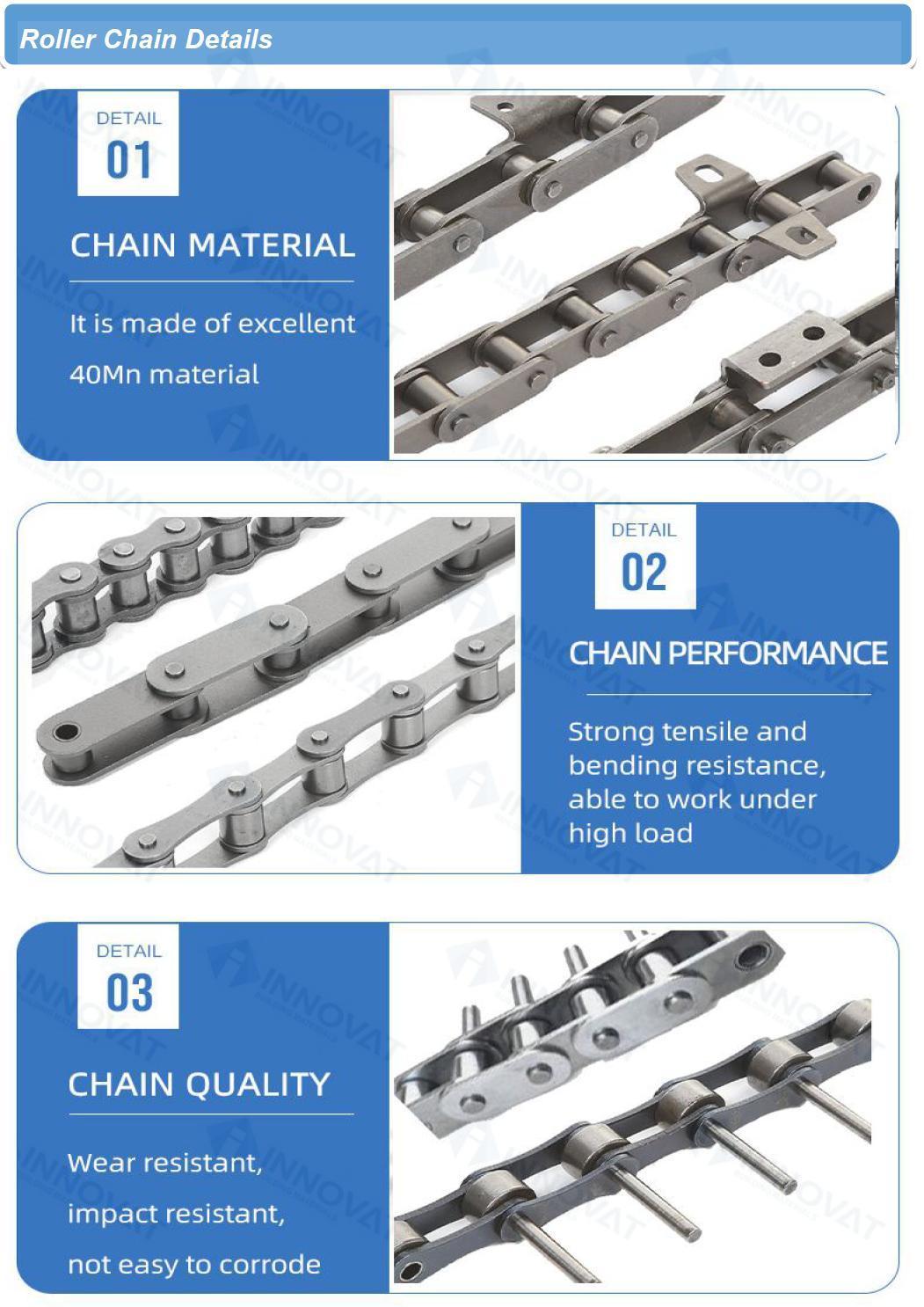 Standard Transmission Roller Chains Conveyor Metal Chain
