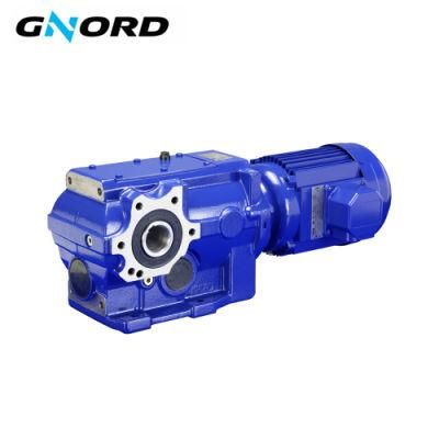 Right Angle Helical-Bevel Gear Motor Speed Reduction Transmission Reducer for Filters