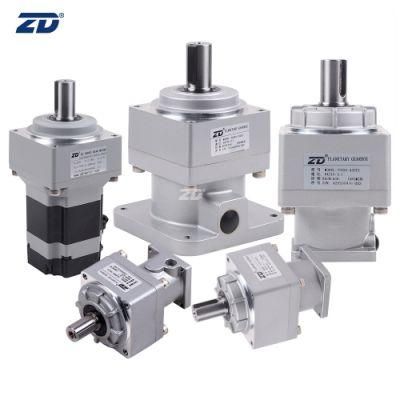 ZD High Precision Low Backlash Spur Helical Right Angle Gear Planetary Speed Reducer Gearbox For Servo Steeping Motor Motor