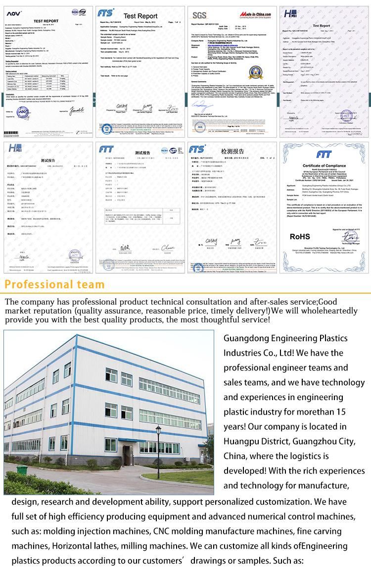 Factory Direct Custom Nylon Wear-Resistant Spur Gears