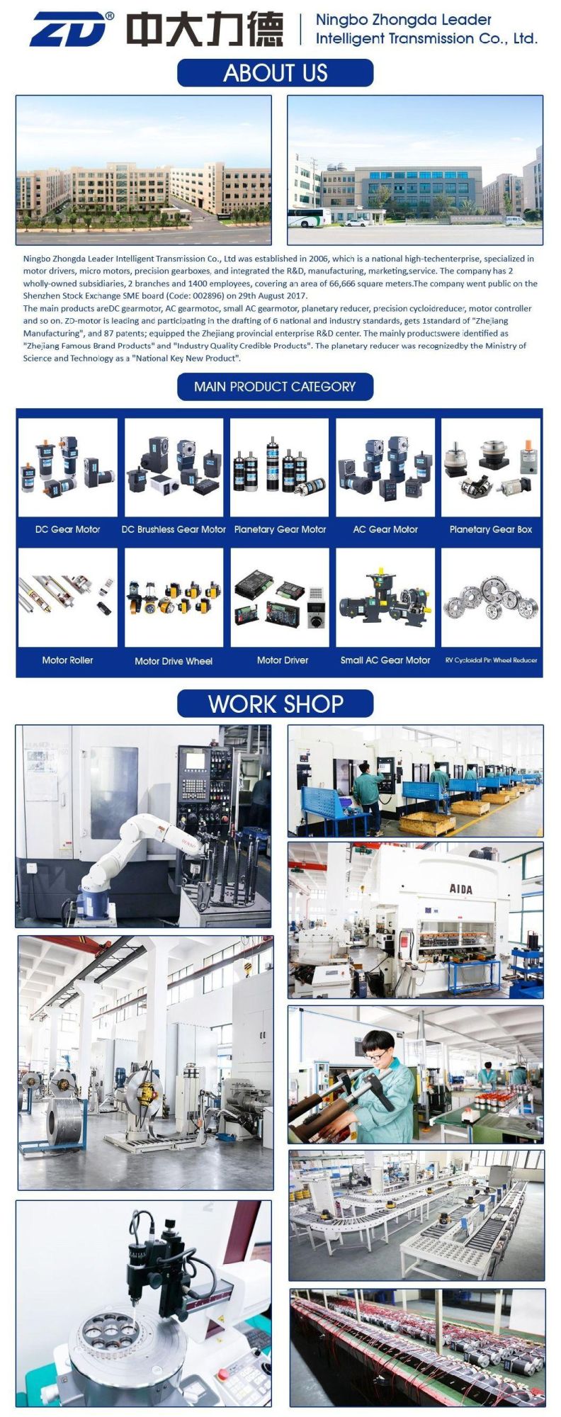 ZD High Precision Planetary Gearbox