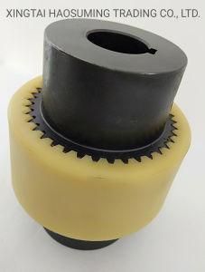 Nylon Flexible Curved Tooth Gear Brake Drum Shaft Coupling