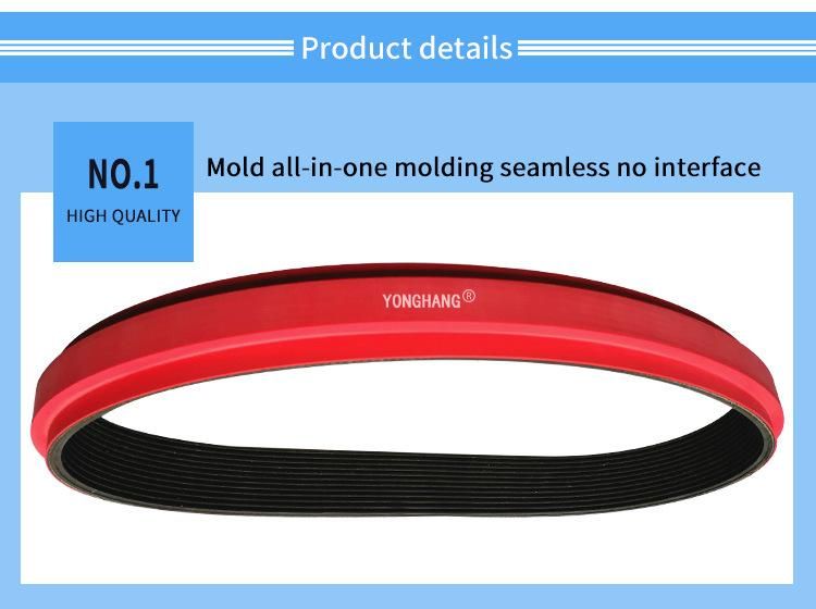 High-Quality Neoprene Screwing Machine Belt with Groove