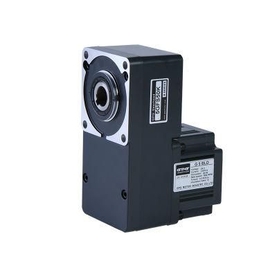 L Type Right Angle Solid Hollow Shaft Gearbox DC Brushless Gear Motor BLDC