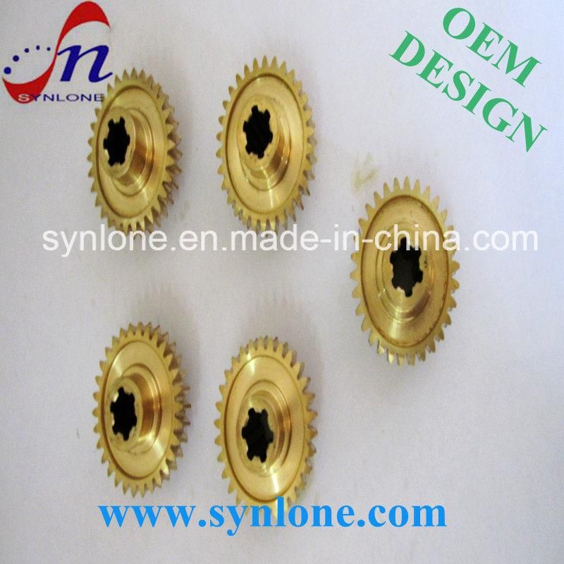 CNC Machining Brass Shaving Gear for Machine Parts