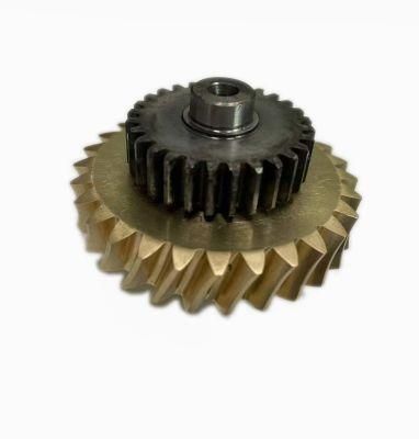 Transmission Mechanical Parts OEM/ODM CNC Turning Nylon Plastic Pinion Gear/Steel/Copper Spur Worm Gear