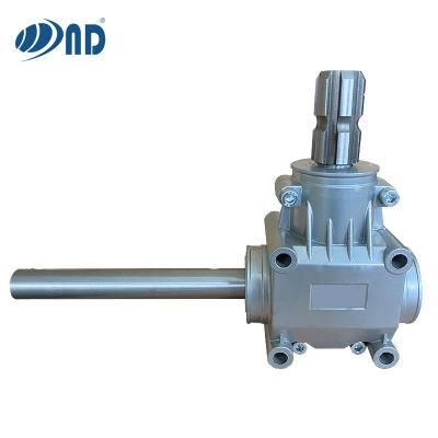 Agricultural Aluminum Gearbox for Agriculture Double Disc Small Round Baller Fertilizer Distributor/Salt Spreader Sawmill Pto Gear Box