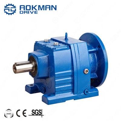 Helical Bevel Electric Motor Speed Reduction Gearbox R Series Linear Helical Reducer Gearmotor