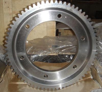 CNC Machining Steel Lathe Spur Gears with Keyway