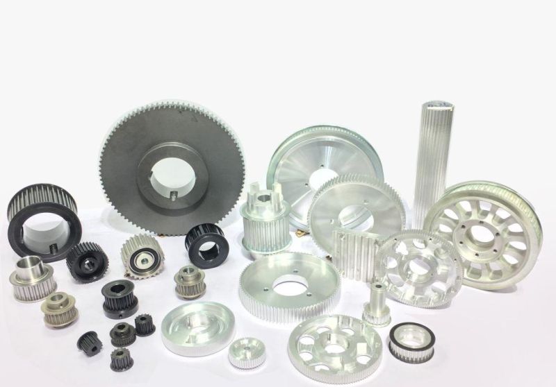Cast Iron Qd Bushing Belt Pulley XL L H T5 T10 At5 At10 Gt2 5m 8m 14m Aluminum Timing Belt Pulley