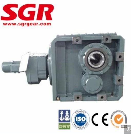 Inline Shaft with Flange Helical Gearbox Reducer