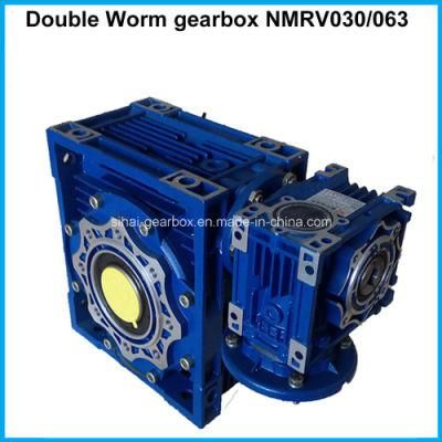 Double Worm Gearbox Transmission Motor Reducer