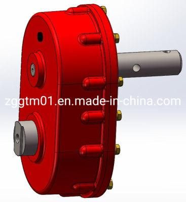 Gtm Parallel Gearbox Reducer Gearbox Agricultural Gearbox for Grain Swing Away Augers Field Grainbelts