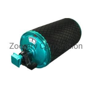 Polyurethane Rubber Grooved Drum&#160; Pulley with Diamond Lagging