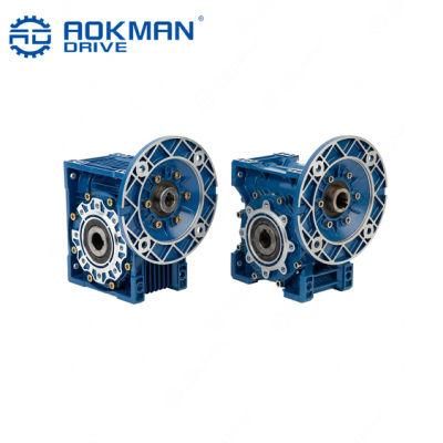 Solid Shaft Input Worm Gearbox RV30 Series Aluminium Small Worm Gearbox Speed Reducer