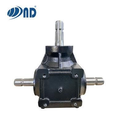 Straight Bevel Gearbox for Agricultural Rice Harvester Rotary Tiller Garden Bundle Machine Agriculture Machine Gear Box Pto