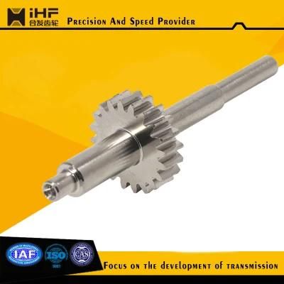 Hard Chrome Forging Casting S45c Carbon Steel Transmission Spur Helical Pinion Gear Shaft