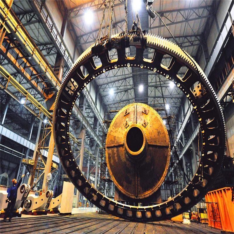 Large Diameter Girth Gear for Rotary Kilns and Grinding Mills