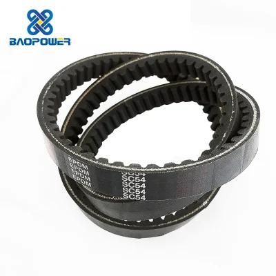 Baopower Agricultural Variable Speed Cogged Tooth Notched Heavy Duty Bando Cog-Belts EPDM Cog Rice Havester Aramid V-Belt