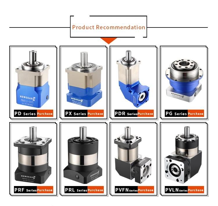 High Precision High Torque Ratio 100 Transmission Parts Planetary Gearbox for Servo Motor