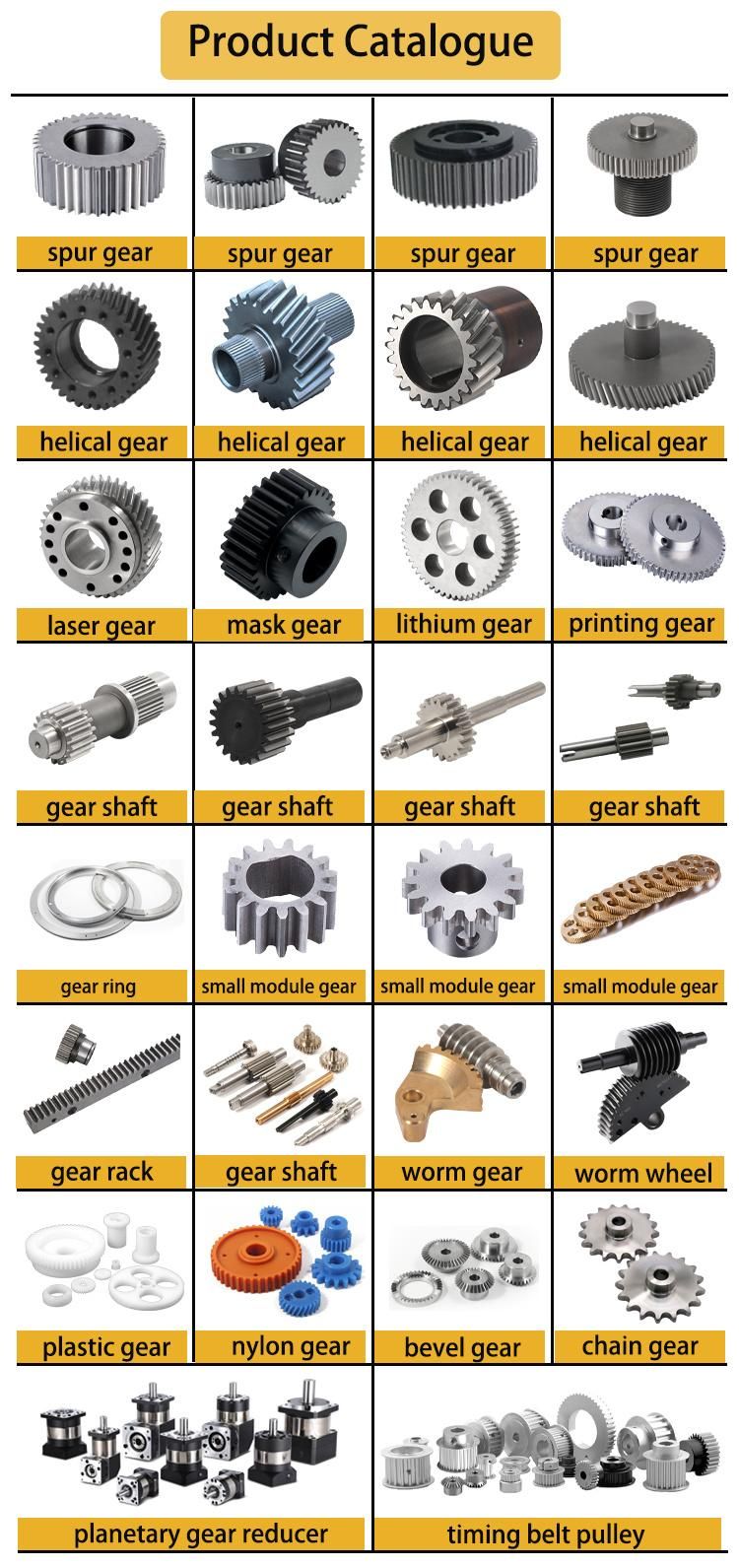 High Precision Steel Hubless Spur Gear with No Hub