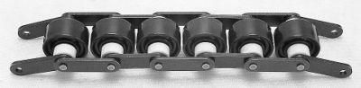 Chain Manufacturer Transmission Belt Gearbox Conveyor Parts Double Plus Chains Plastic Roller Type with Top Roller