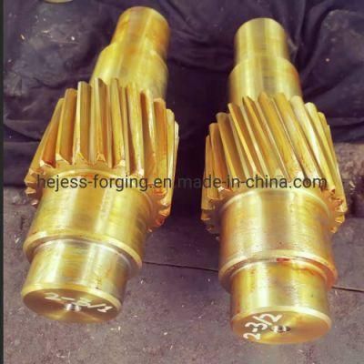 Forging Steel Main Shaft Gear and Gear Shaft for Sugar Mill