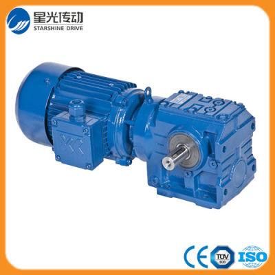 S Series Helical Worm Gearbox with AC Motor